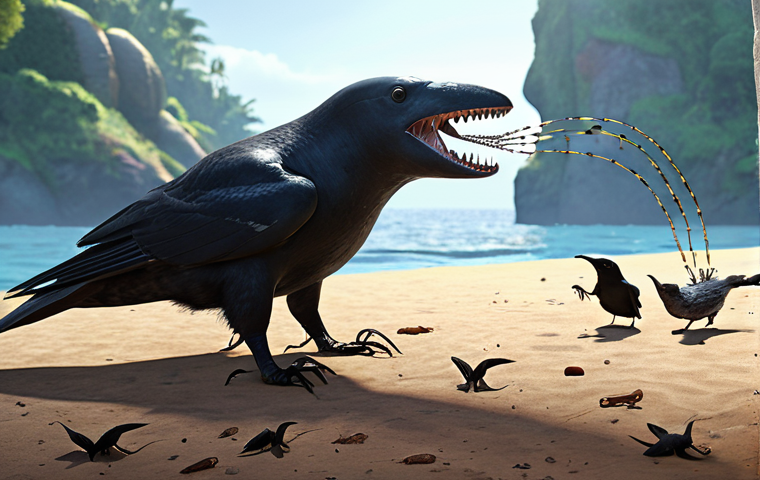 A hyperrealistic depiction of the "hidden world" of animal communication and intelligence. Feature a precise line of ants following an unseen chemical trail, a cat subtly conveying emotion through body language, and a majestic whale emitting complex sonic calls. In the background, a clever crow uses a tool to solve a problem. The scene should evoke a sense of profound, unspoken connection and intricate understanding among creatures. Soft, natural lighting. UHD, cinematic quality.