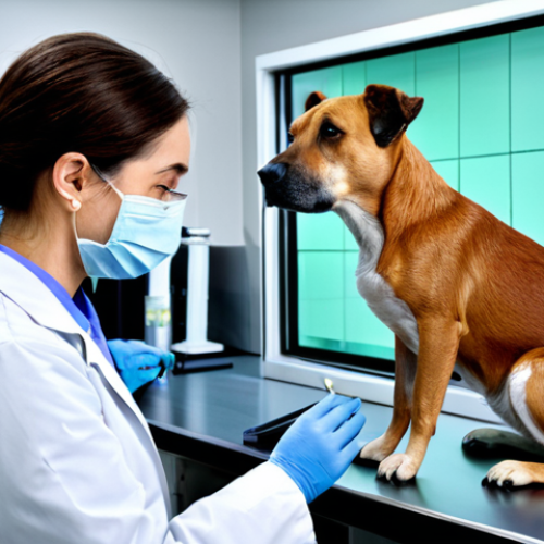 Home 7 Image Prompt 1: The Modern Veterinary Scientist**